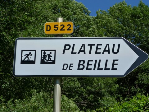 La montée du Plateau de Beille